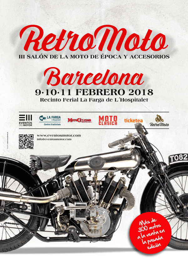 Retromoto Barcelona 9, 10 y 11 de Febrero 2018
