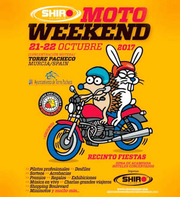 Moto Weekend 21 y 22 de Octubre 2017