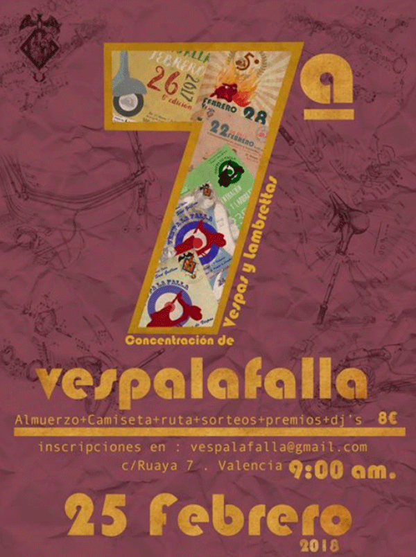 7ª Vespalafalla 25 de Febrero 2018